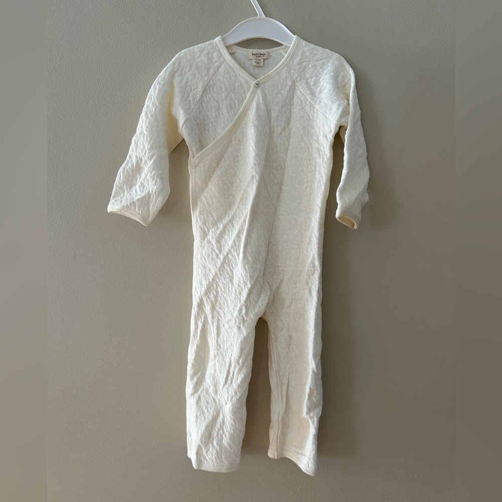Burt’s bee baby Cozy Cream Kids One Piece 100% organic cotton